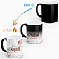 Caneca Personalizada Feliz Natal Stars com Foto - Thumbnail 2
