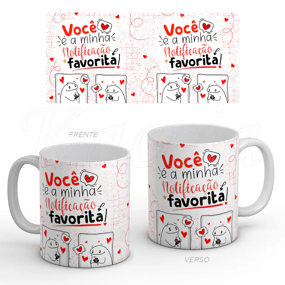 Caneca Notificação Favorita Flork 1