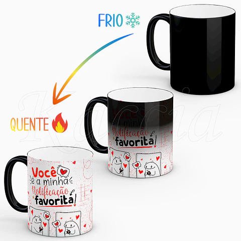 Caneca Notificação Favorita Flork