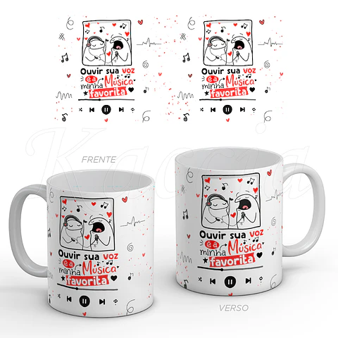 Caneca Música Favorita Flork