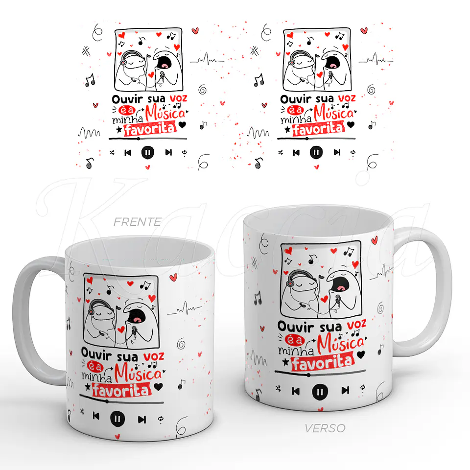 Caneca Música Favorita Flork 1