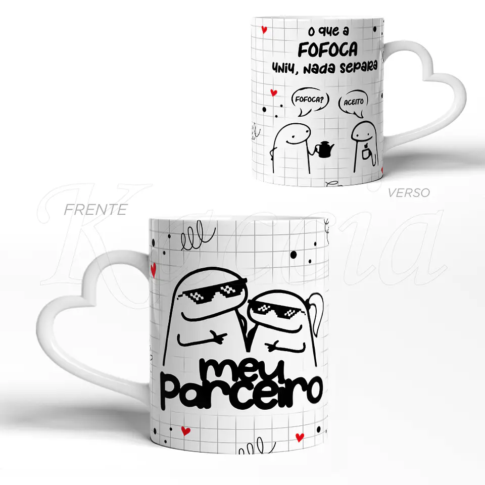 Caneca Meu Parceiro Fofoca Flork 3