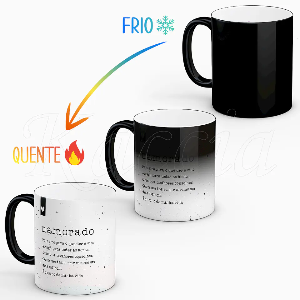Caneca Personalizada Namorado Significado com Nomes 2