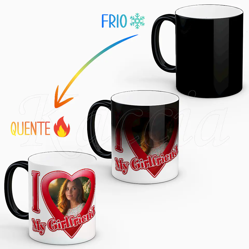 Caneca Spotify Personalizada I Love My Boyfriend Namorado 5
