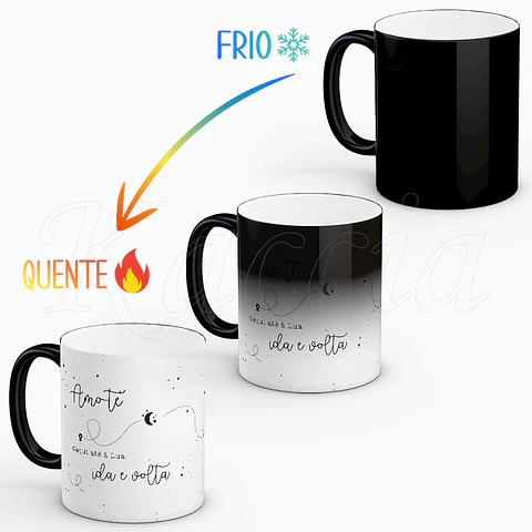 Caneca Amo-te Até à Lua Ida e Volta