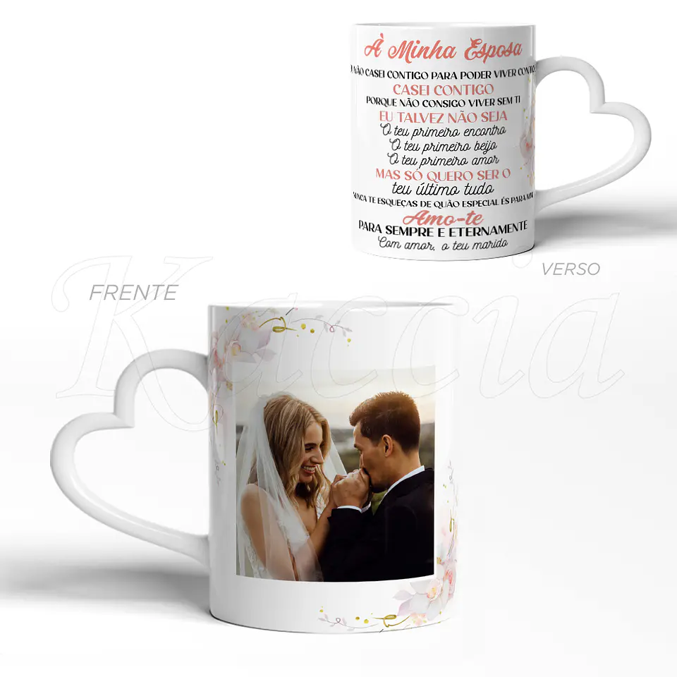Caneca Personalizada À Minha Esposa Casamento 3