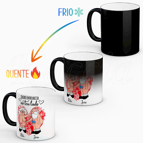 Caneca Personalizada Envelhecer ao Teu Lado