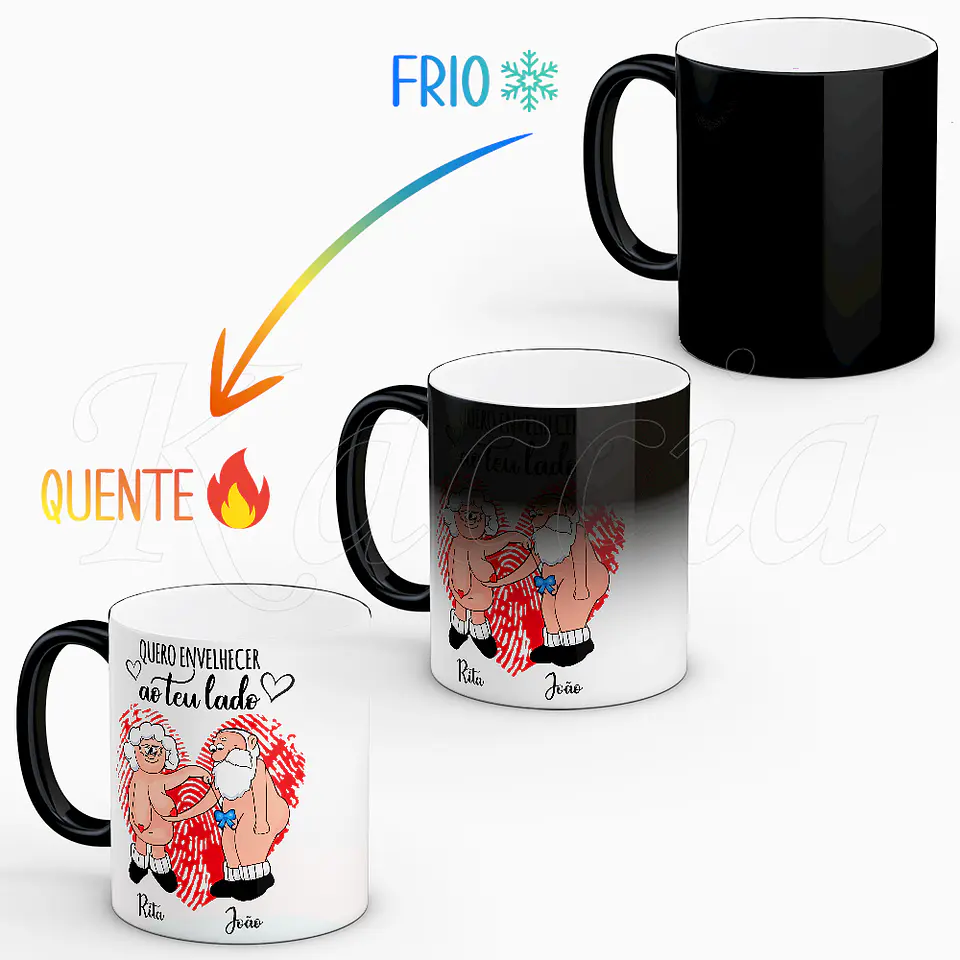 Caneca Personalizada Envelhecer ao Teu Lado 2