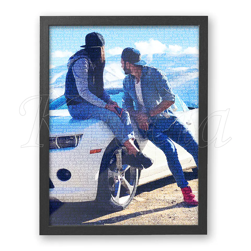 Quadro Personalizado com Foto e Frase 3