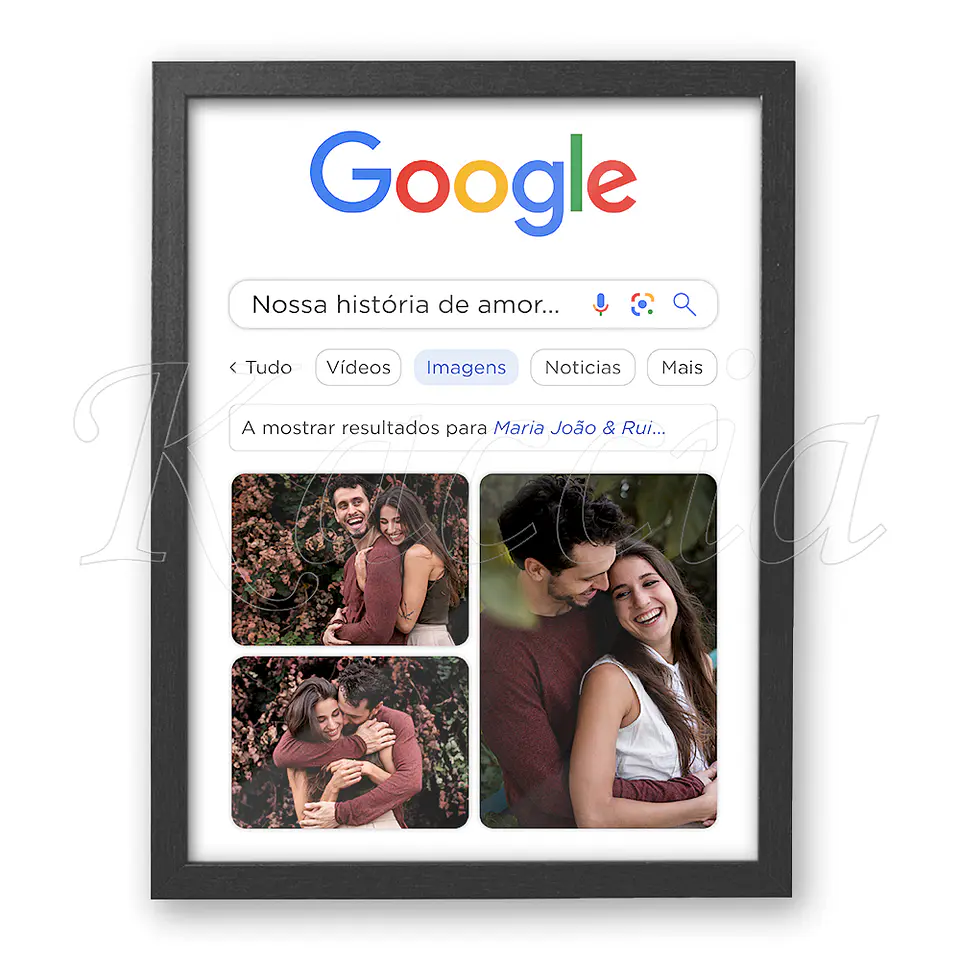 Quadro Personalizado Pesquisa do Google com Fotos 4