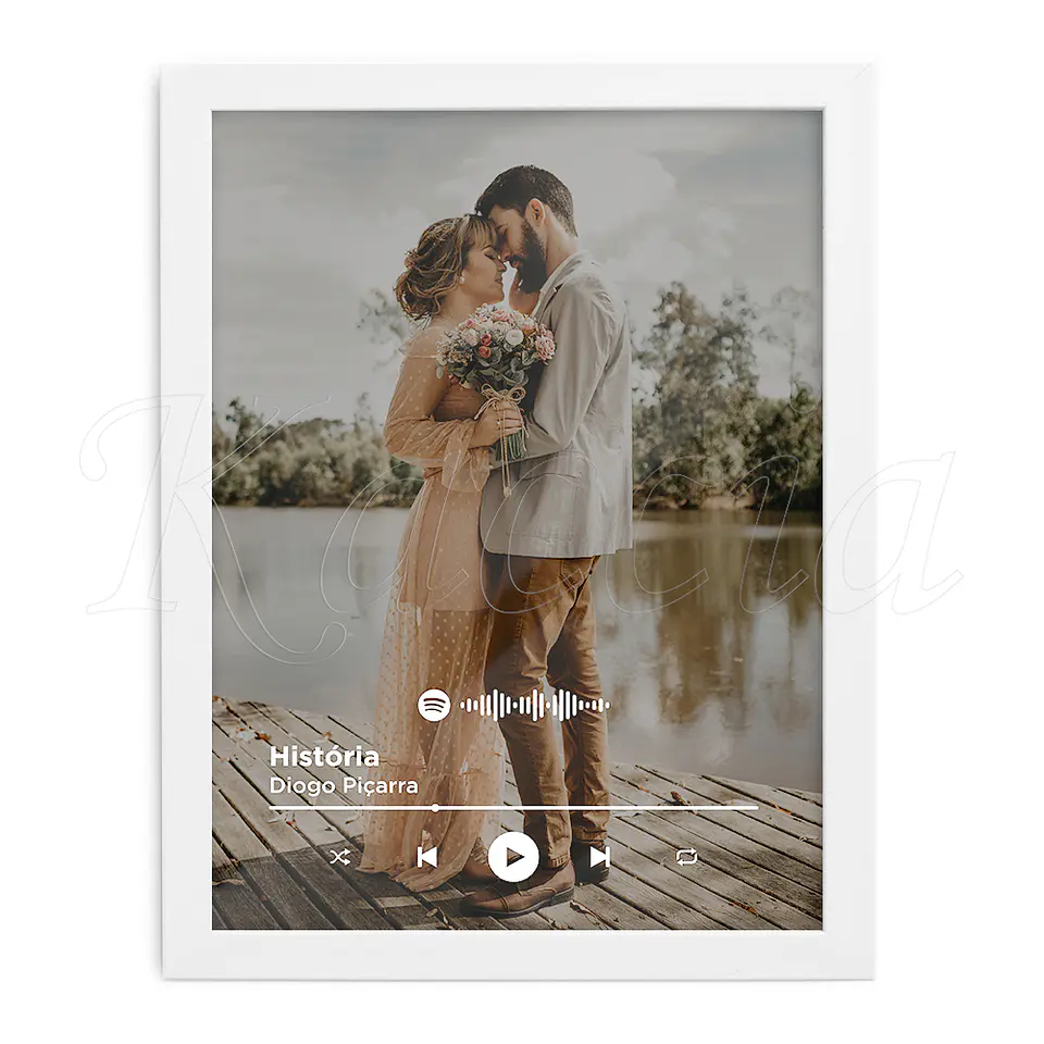 Quadro Spotify Personalizado Bohemic com Foto 3