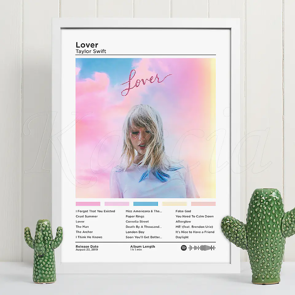 Quadro Spotify Personalizado Álbum do teu Artista Favorito 2