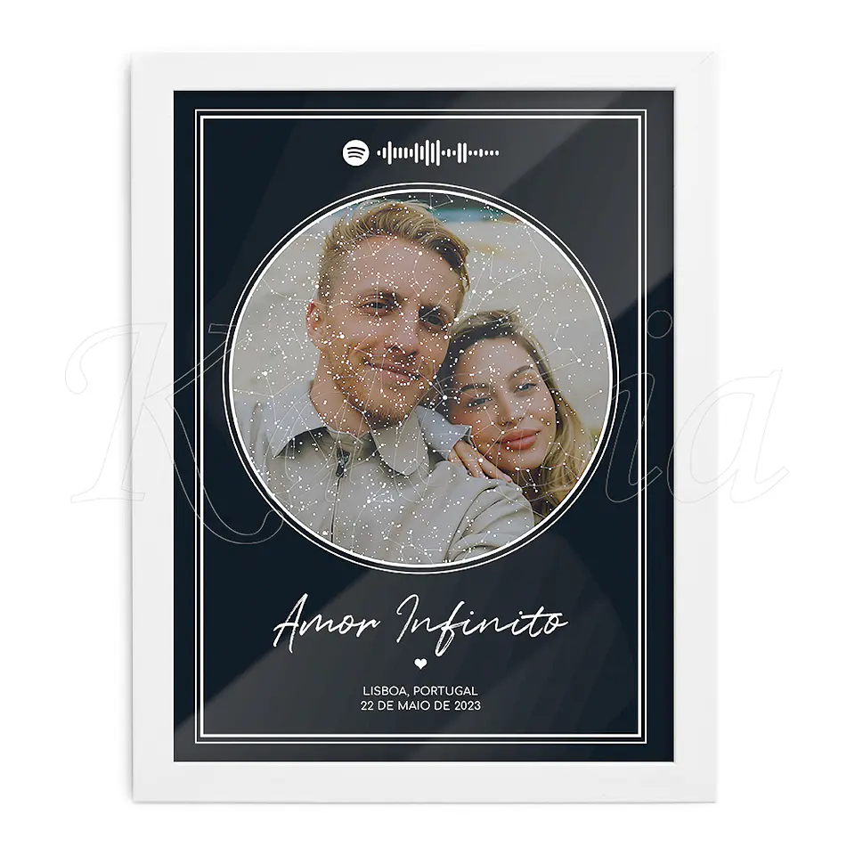 Quadro Mapa das Estrelas Foto Spotify 4