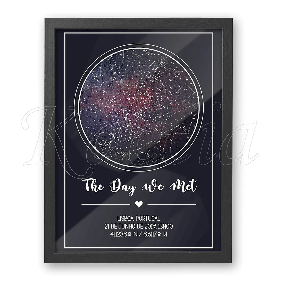 Quadro Mapa das Estrelas Galaxy 4