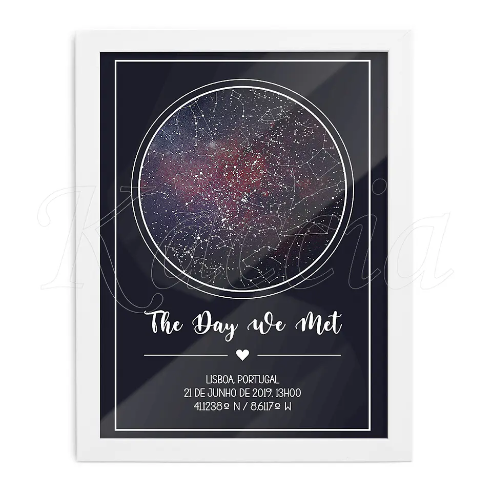Quadro Mapa das Estrelas Galaxy 3