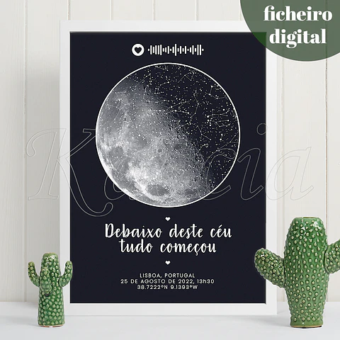 Ficheiro Digital - Mapa das Estrelas Spotify Lua