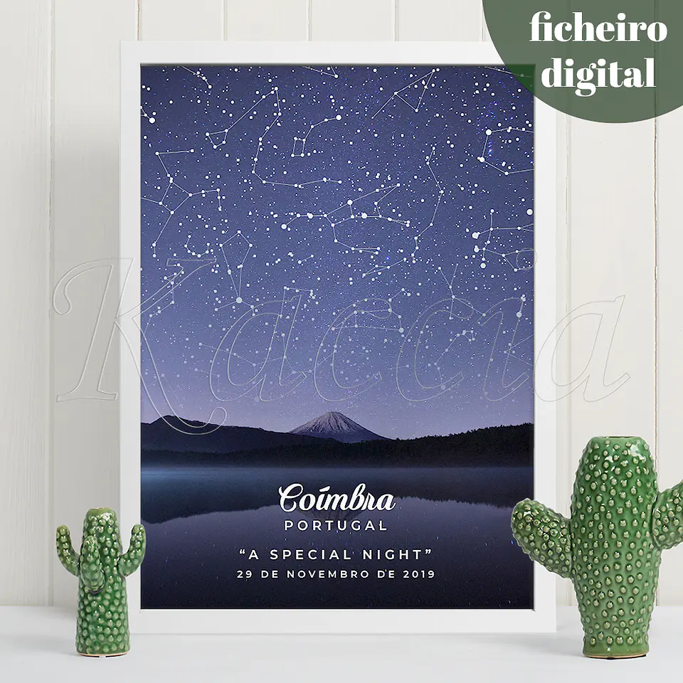 Ficheiro Digital - Mapa das Estrelas Volcano Lake 1