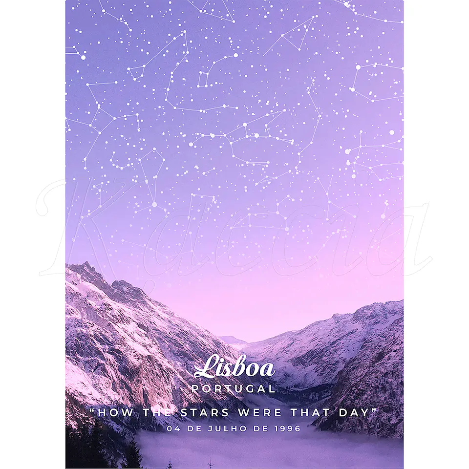 Ficheiro Digital - Mapa das Estrelas Snow Mountain 7