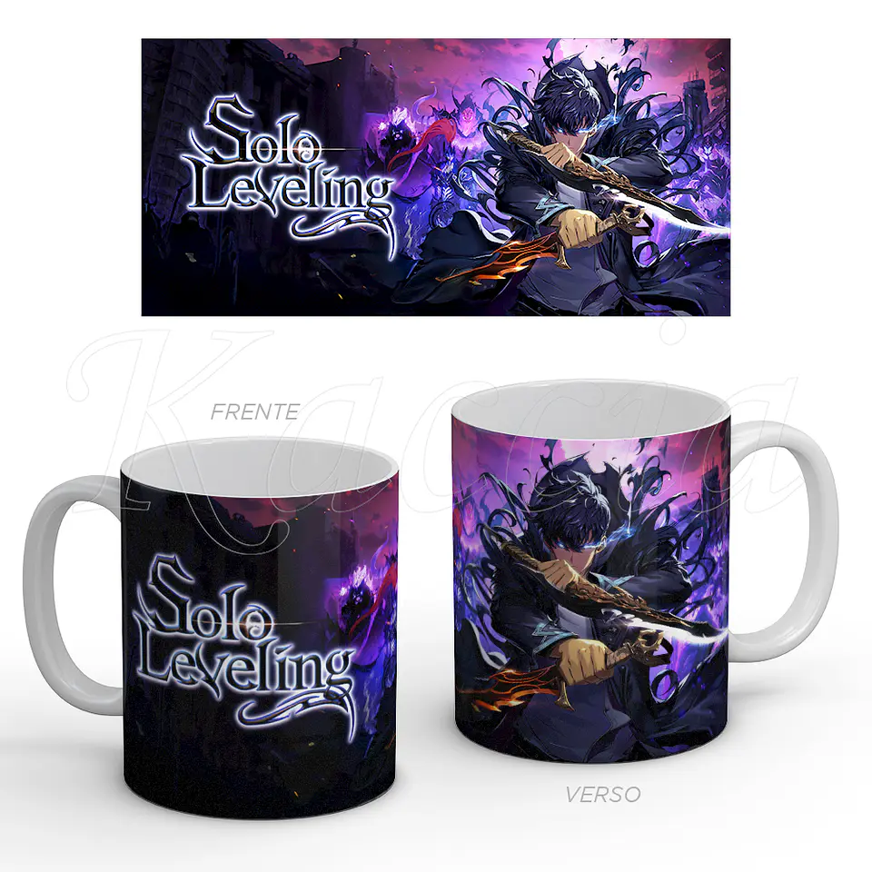 Caneca Sung Jinwoo - Solo Leveling 1