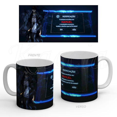 Caneca Personalizada Solo Leveling O Verdadeiro Monarca