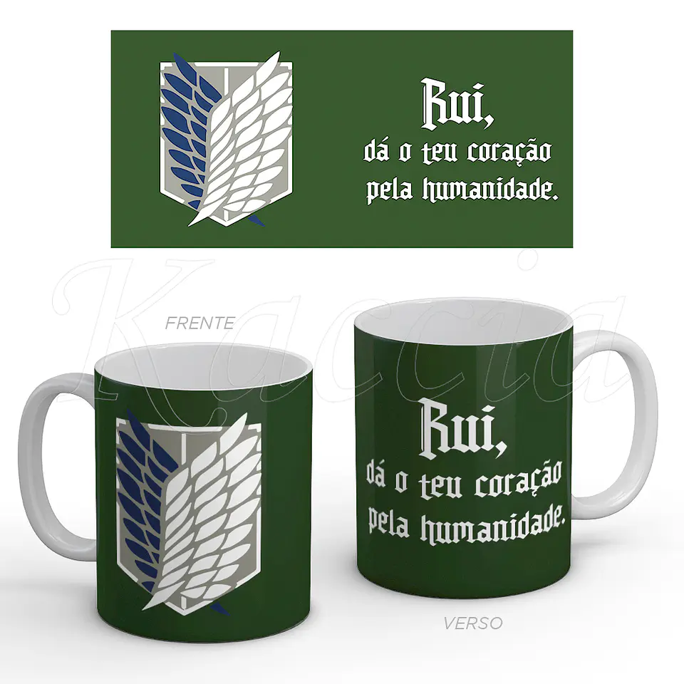 Caneca Personalizada Shingeki no Kyojin - Attack on Titan 1