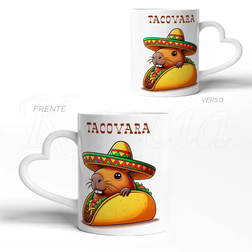 Caneca Tacovara Capivara Taco Mexicano 3