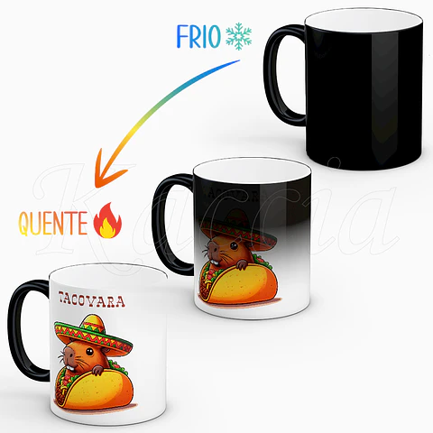 Caneca Tacovara Capivara Taco Mexicano