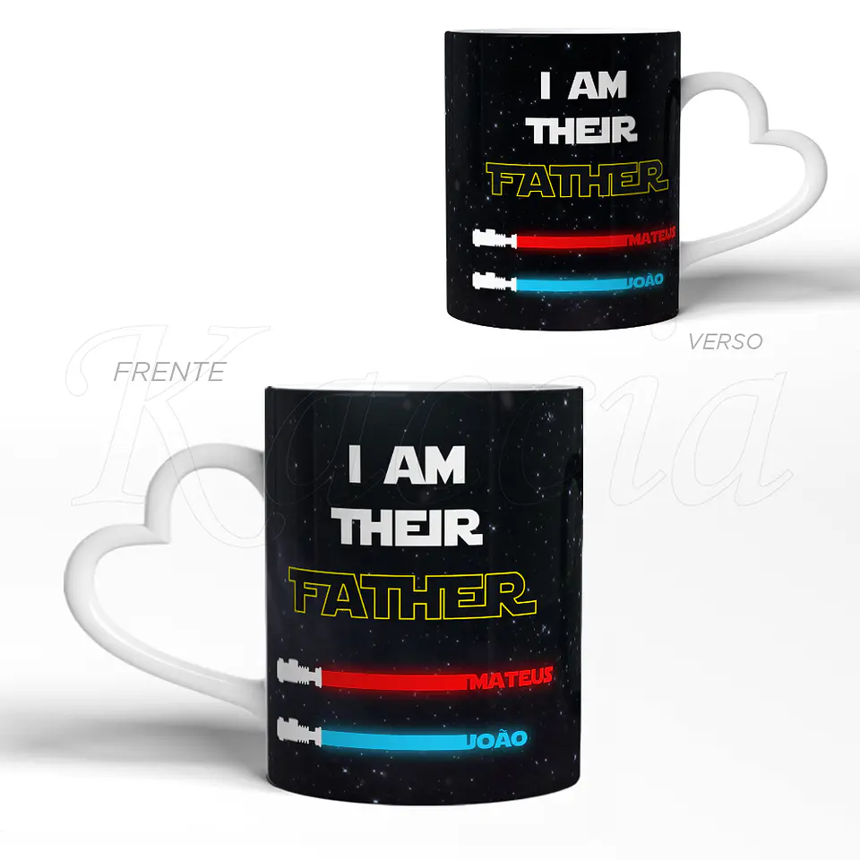 Caneca Personalizada I Am Their Father Star Wars 3
