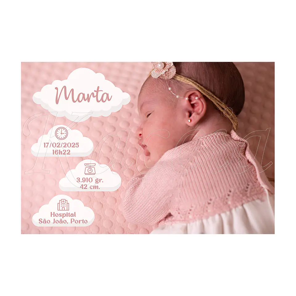 Puzzle Personalizado com Foto Bebé Recém-nascido 6