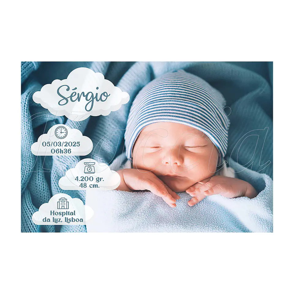 Puzzle Personalizado com Foto Bebé Recém-nascido 5