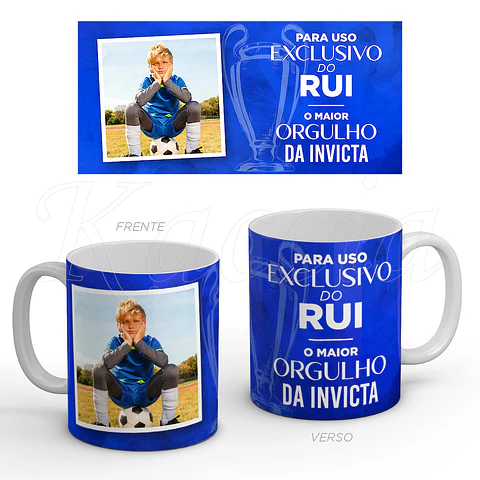 Caneca Personalizada O Maior Orgulho da Invicta com Foto