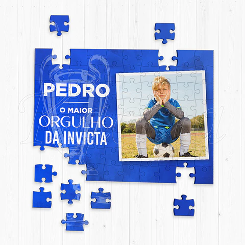 Puzzle Personalizado com Foto O Maior Orgulho da Invicta