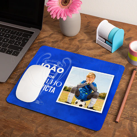 Tapete de Rato Personalizado O Maior Orgulho da Invicta com Foto