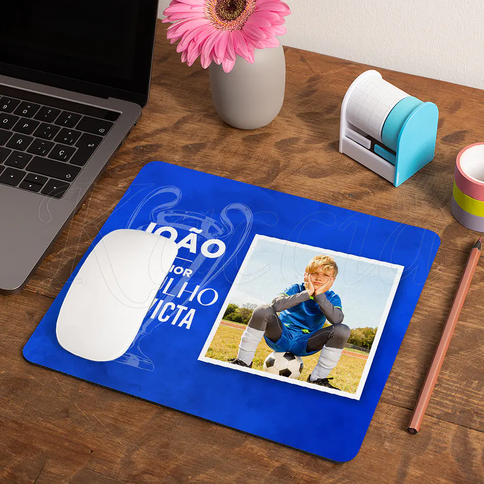 Tapete de Rato Personalizado O Maior Orgulho da Invicta com Foto 2