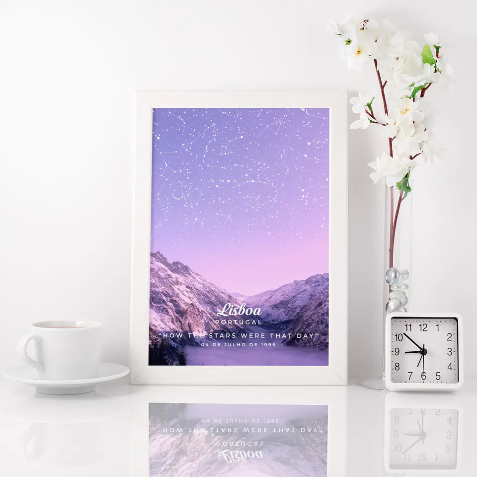 Ficheiro Digital - Mapa das Estrelas Snow Mountain 2