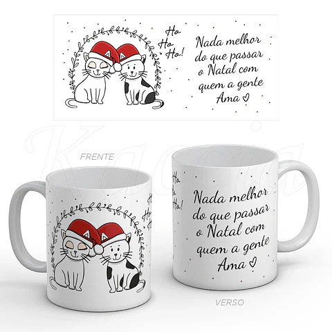 Caneca Natal Com Quem Ama