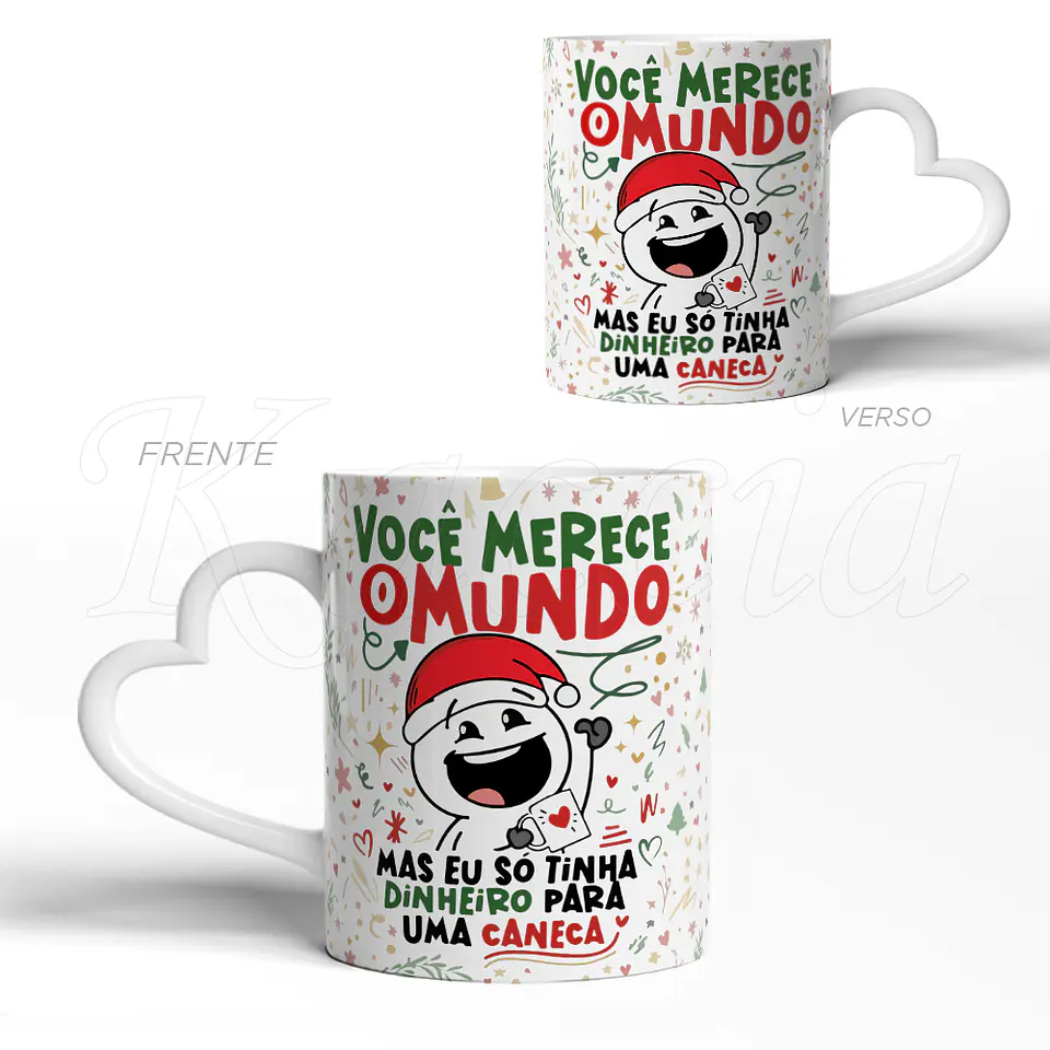 Caneca Presente de Natal Só Tinha Dinheiro para uma Caneca 3