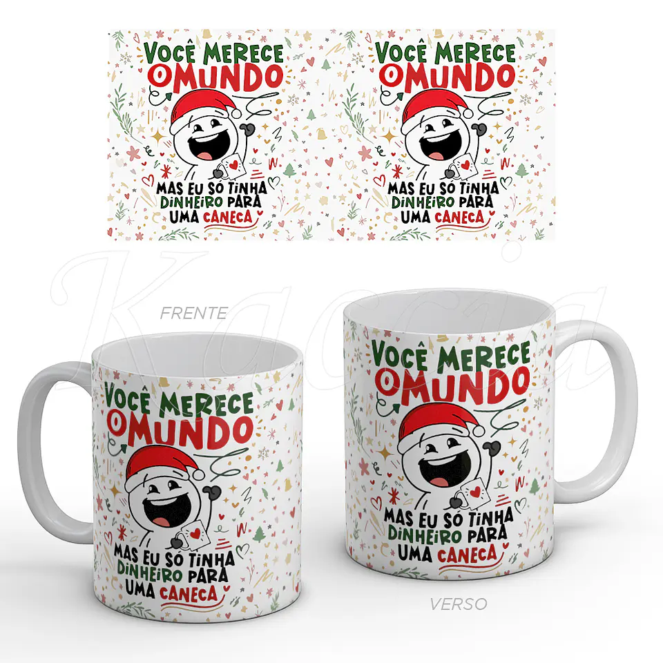 Caneca Presente de Natal Só Tinha Dinheiro para uma Caneca 1