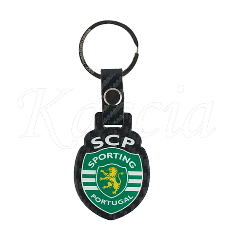 Porta-Chaves Efeito Carbono Sporting CP - Produto Oficial