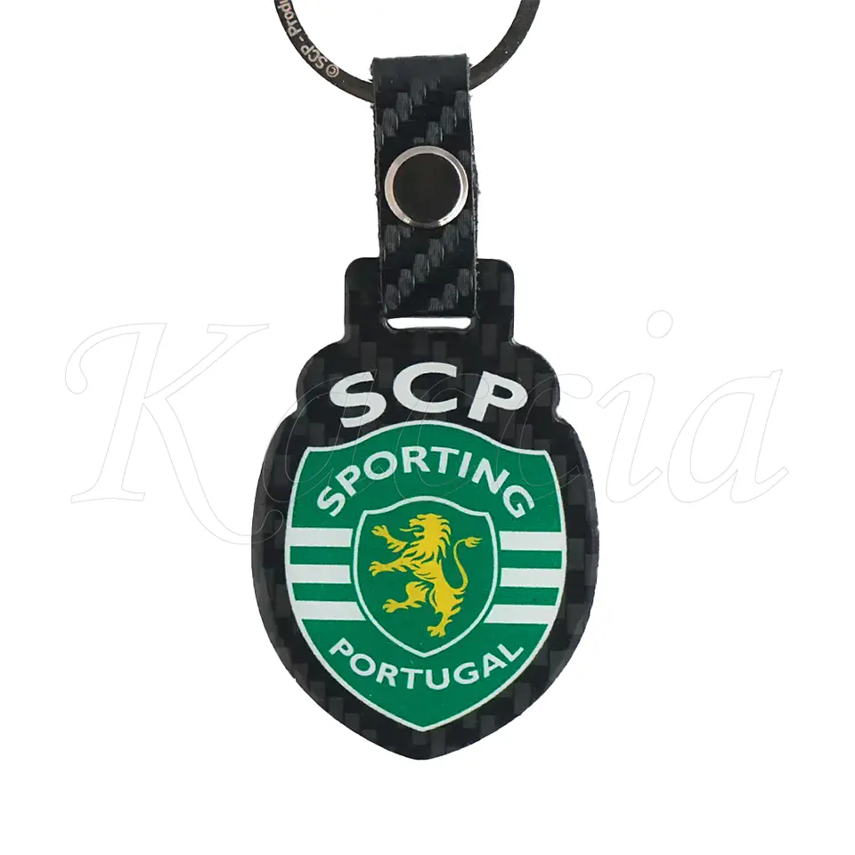 Porta-Chaves Efeito Carbono Sporting CP - Produto Oficial 3