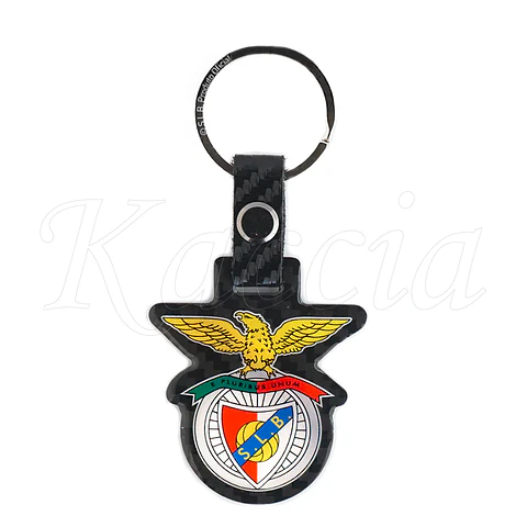 Porta-Chaves Efeito Carbono SL Benfica - Produto Oficial 
