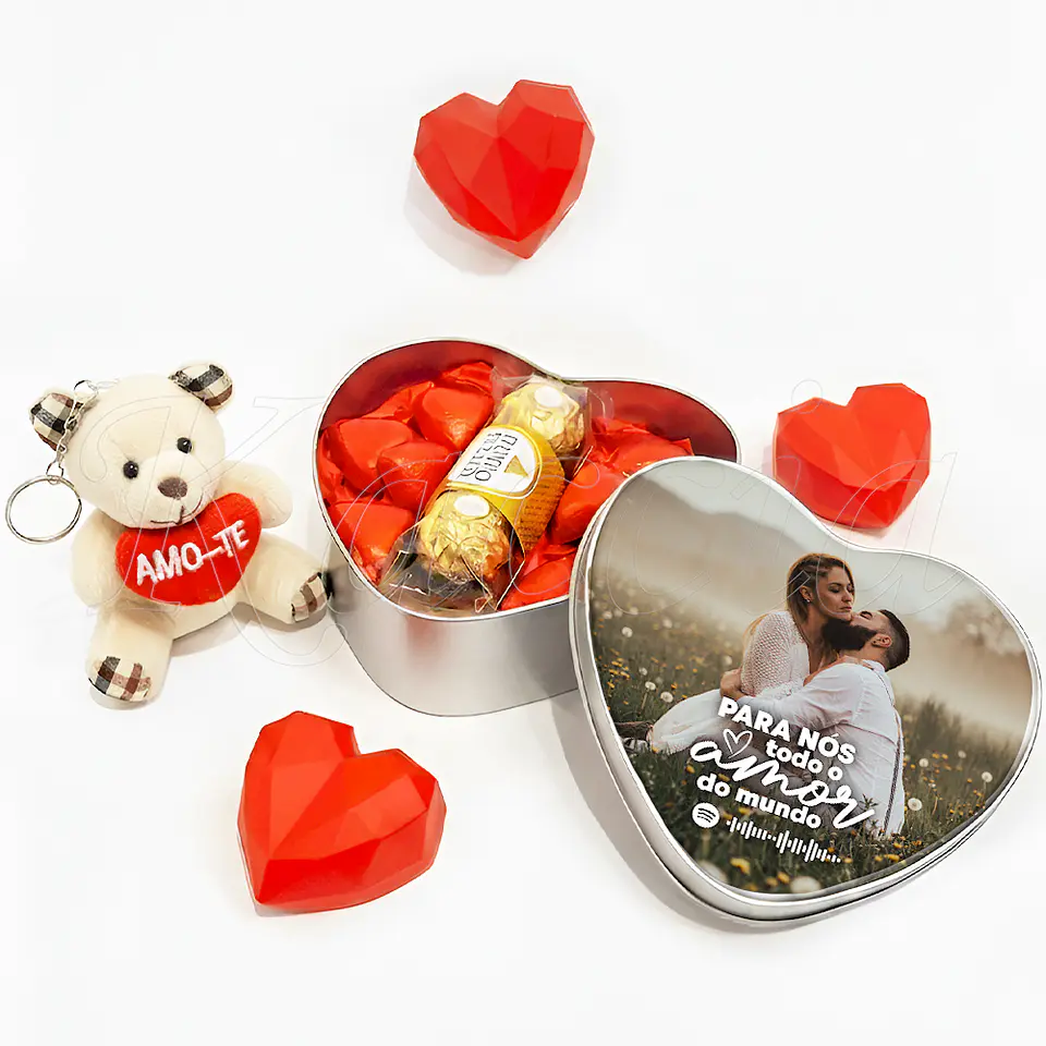 Pack Caixa Personalizada Spotify com Bombons e Peluche 2
