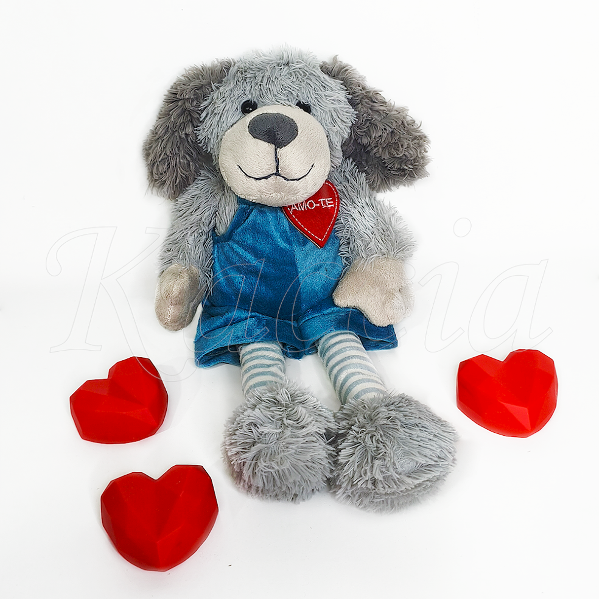 Pack Cão Peluche com Bombons e Nutella Personalizada 5