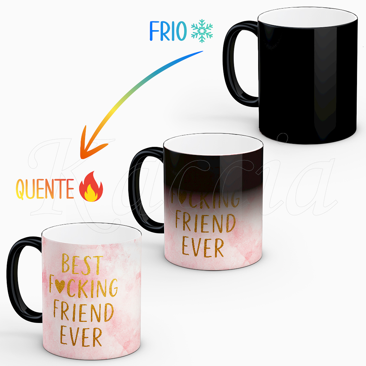 Caneca Best F*cking Friend Melhor Amiga/o 3