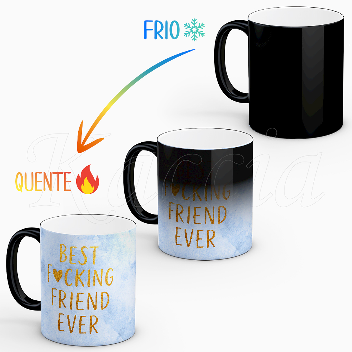 Caneca Best F*cking Friend Melhor Amiga/o 4