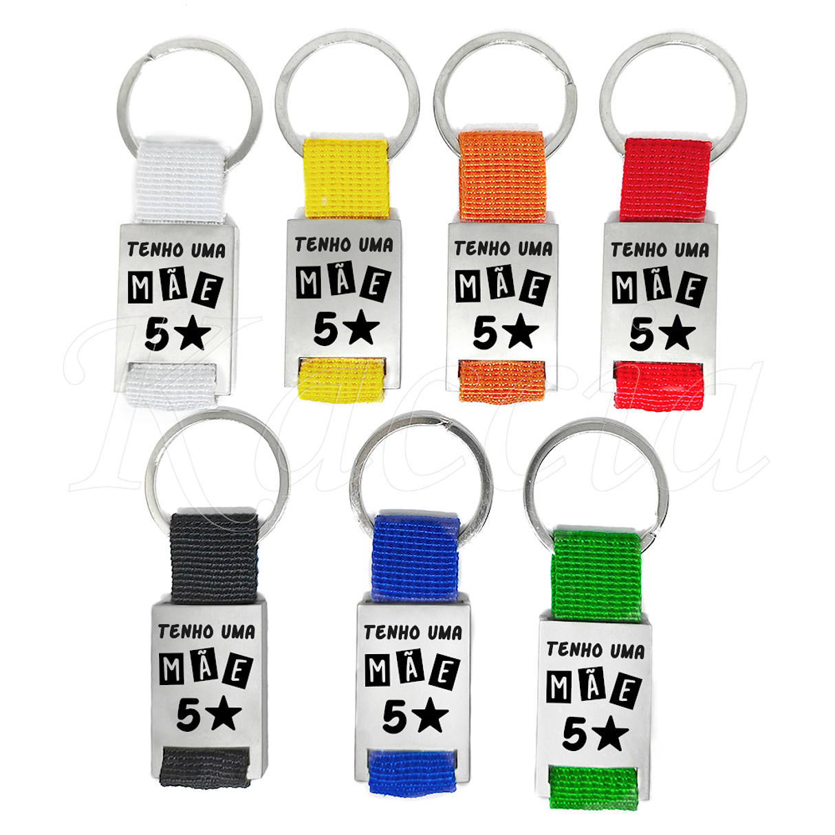 Porta-chaves Personalizado Fita 5 Estrelas 3