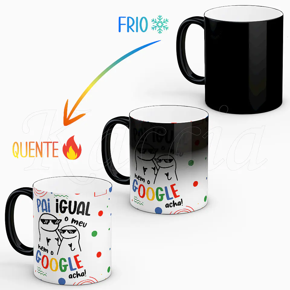 Caneca Pai Igual O Meu Nem O Google Acha 2