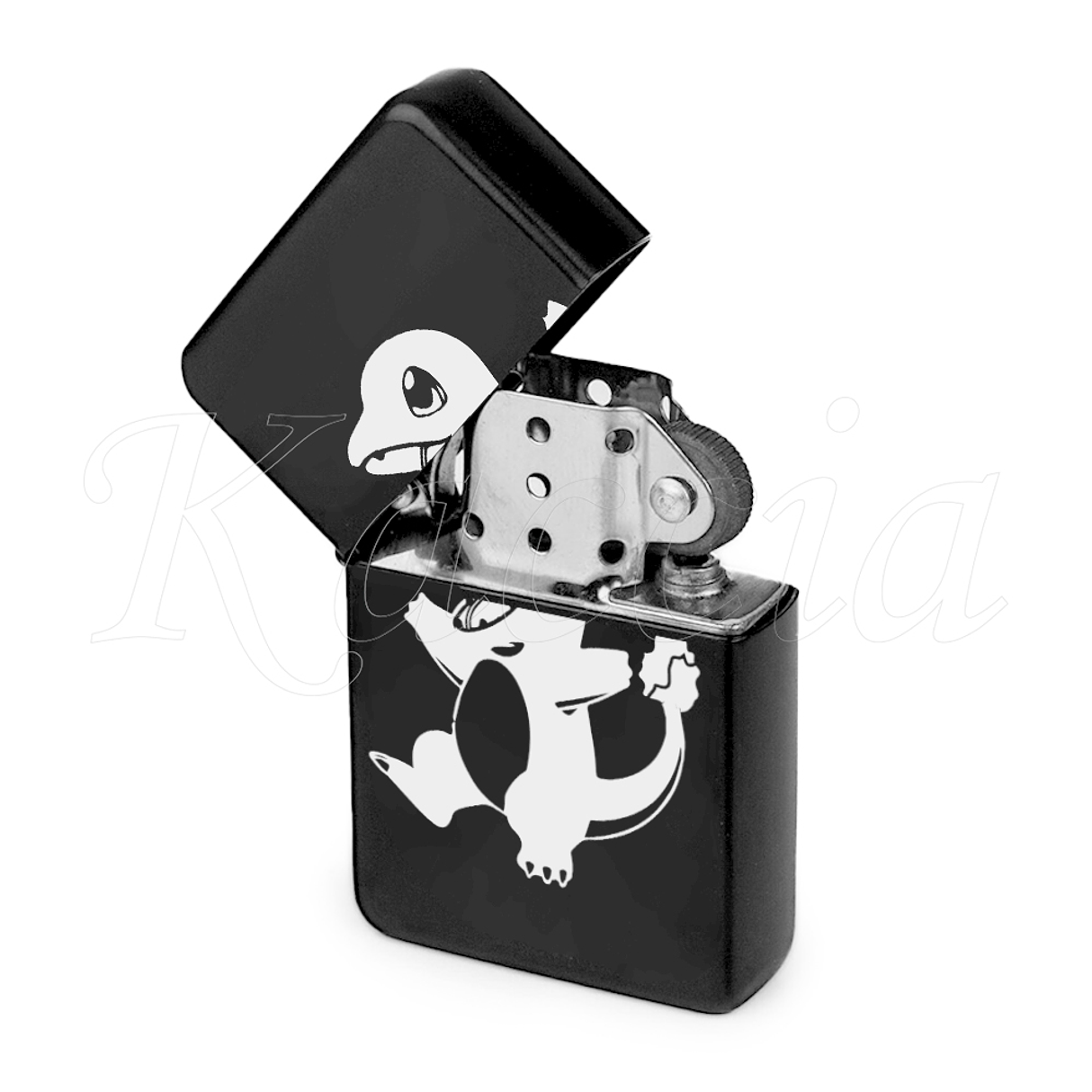 Isqueiro Preto Dragão de Fogo 1