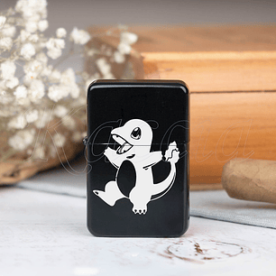 Isqueiro Preto Dragão de Fogo