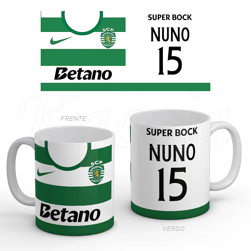Caneca Personalizada Camisola Sporting CP - 2026 1